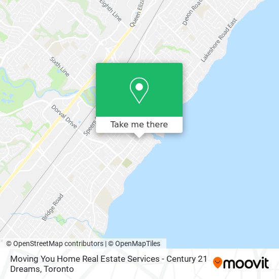 Moving You Home Real Estate Services - Century 21 Dreams map