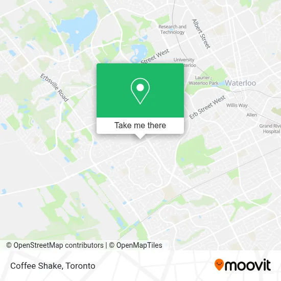 Coffee Shake map