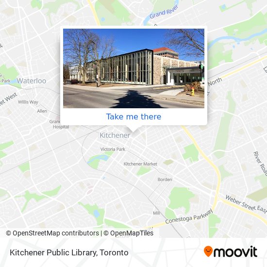 Kitchener Public Library map