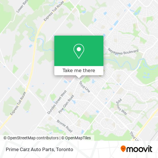 Prime Carz Auto Parts map