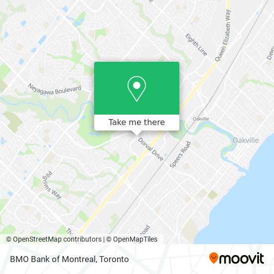 BMO Bank of Montreal map