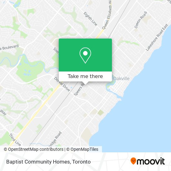 Baptist Community Homes map