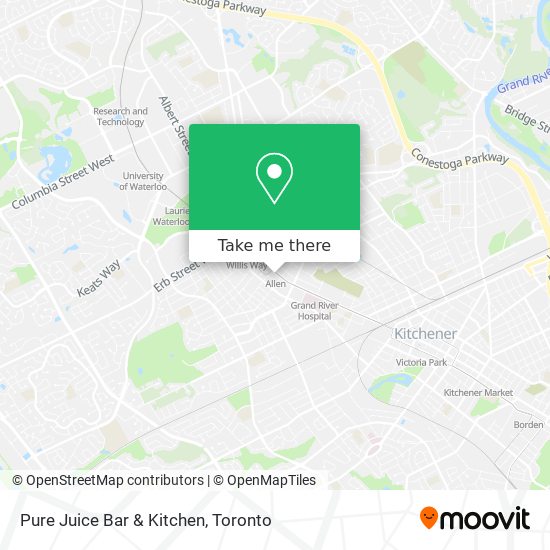 Pure Juice Bar & Kitchen map