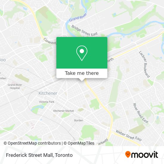 Frederick Street Mall map