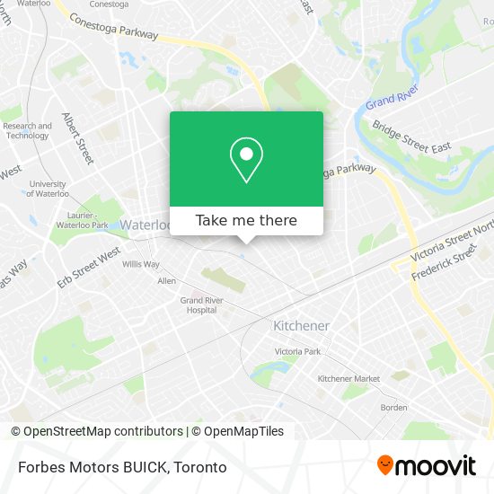 Forbes Motors BUICK map