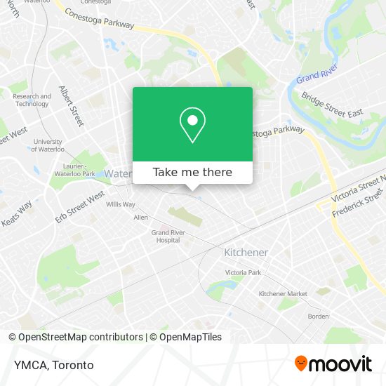 YMCA map
