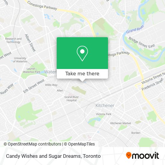 Candy Wishes and Sugar Dreams map