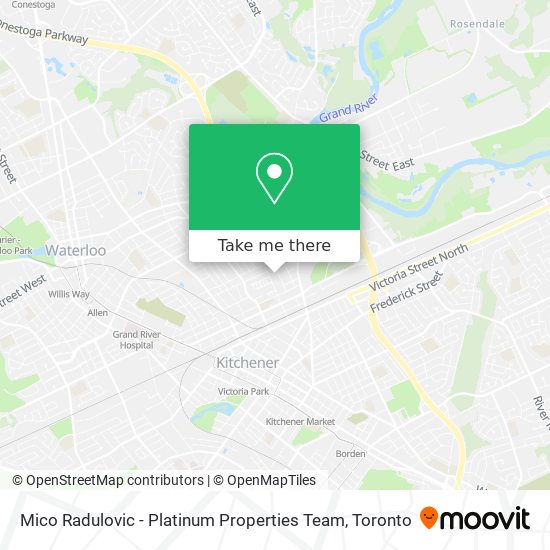Mico Radulovic - Platinum Properties Team map