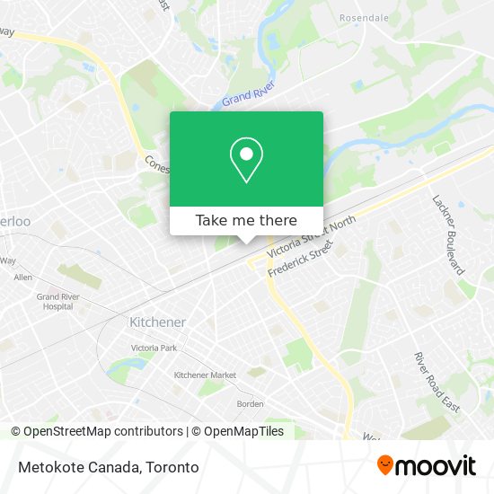 Metokote Canada map