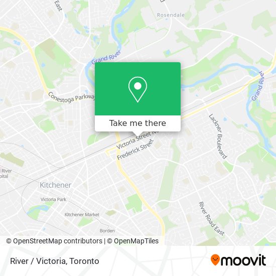 River / Victoria map