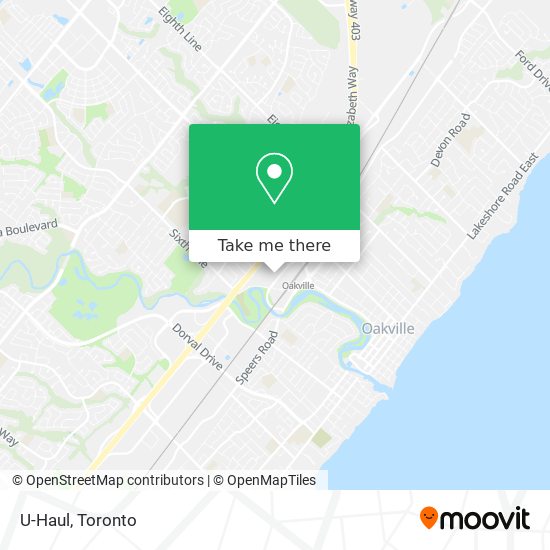 U-Haul map