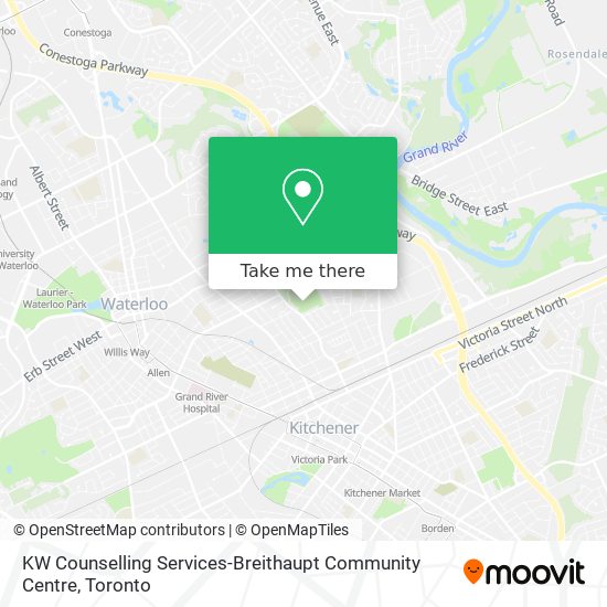 KW Counselling Services-Breithaupt Community Centre plan