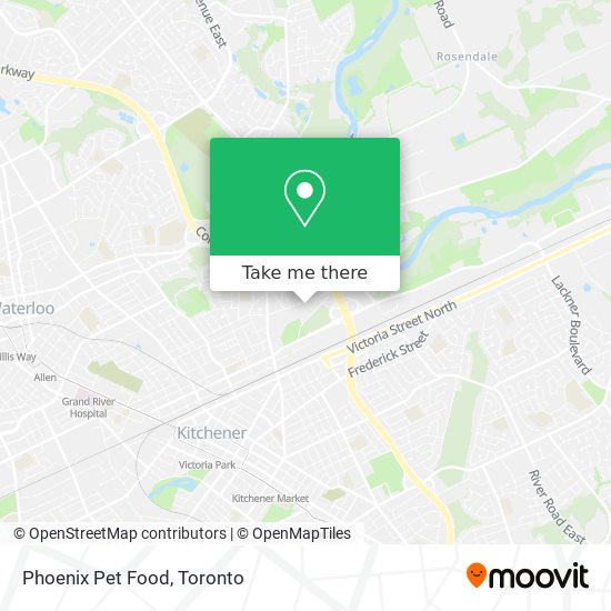 Phoenix Pet Food map