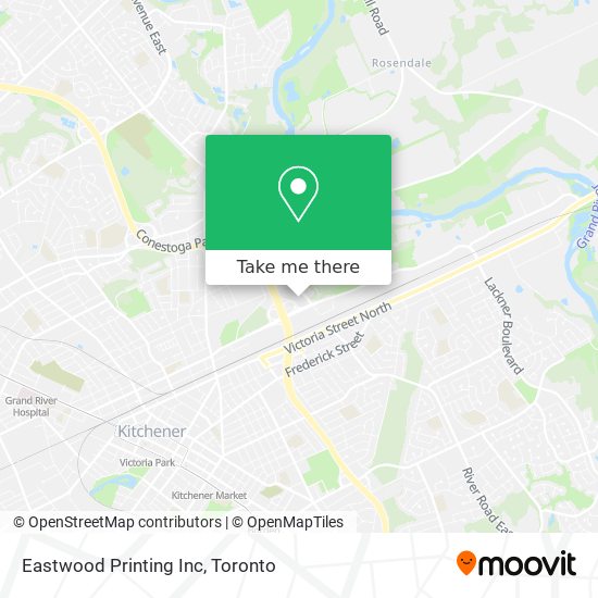 Eastwood Printing Inc map