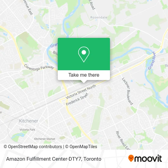 Amazon Fulfillment Center-DTY7 map