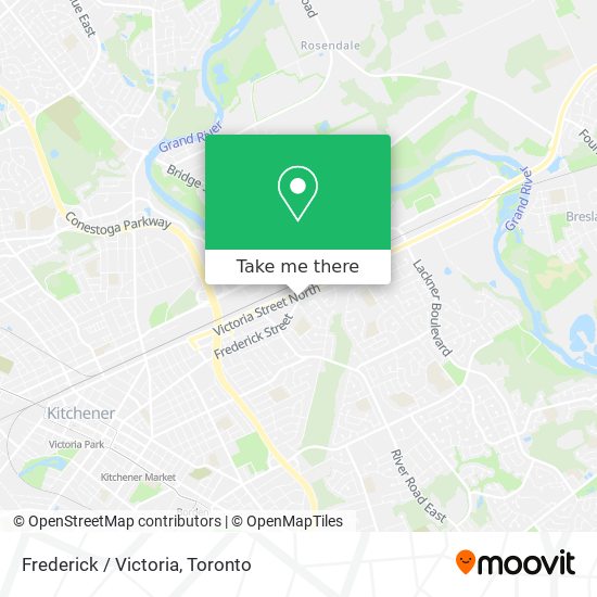 Frederick / Victoria map