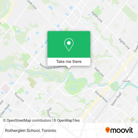 Rotherglen School map