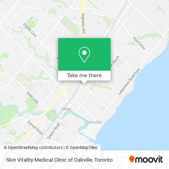 Skin Vitality Medical Clinic of Oakville map