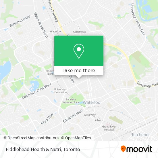 Fiddlehead Health & Nutri map