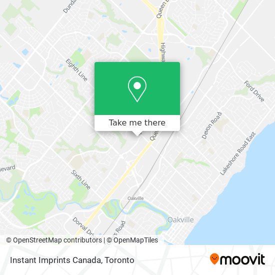 Instant Imprints Canada map