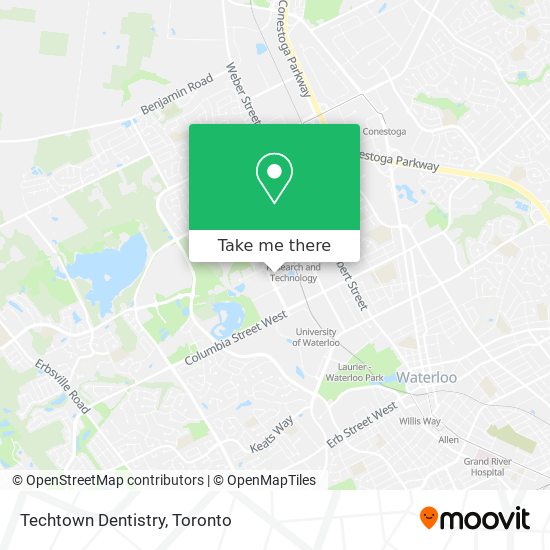 Techtown Dentistry map