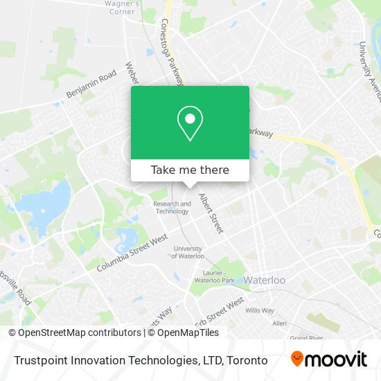 Trustpoint Innovation Technologies, LTD map