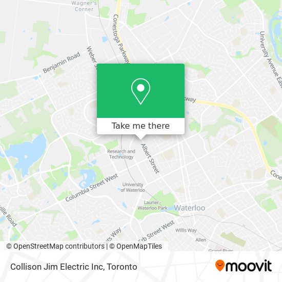 Collison Jim Electric Inc map