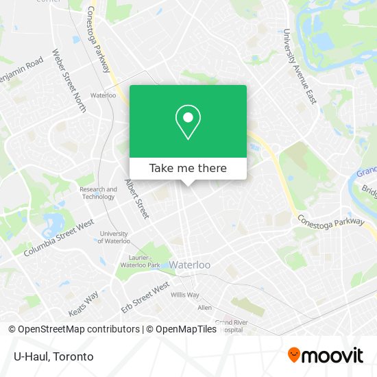 U-Haul map