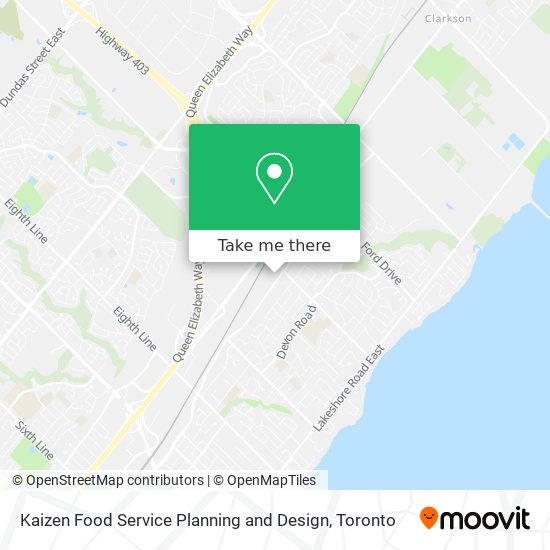 Kaizen Food Service Planning and Design map