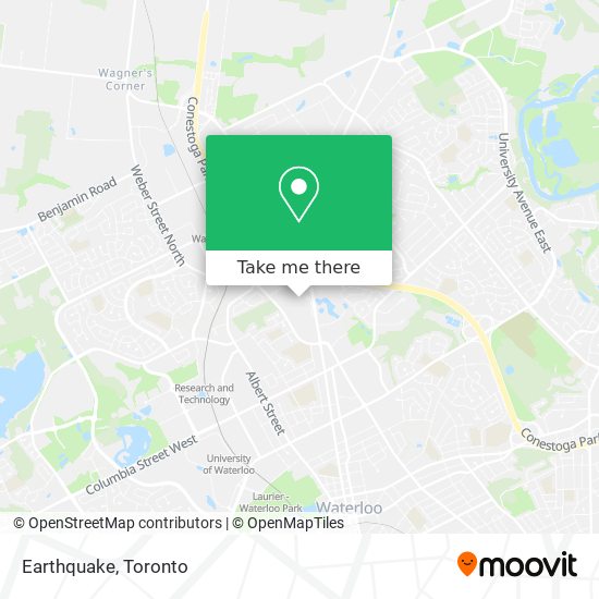 Earthquake map