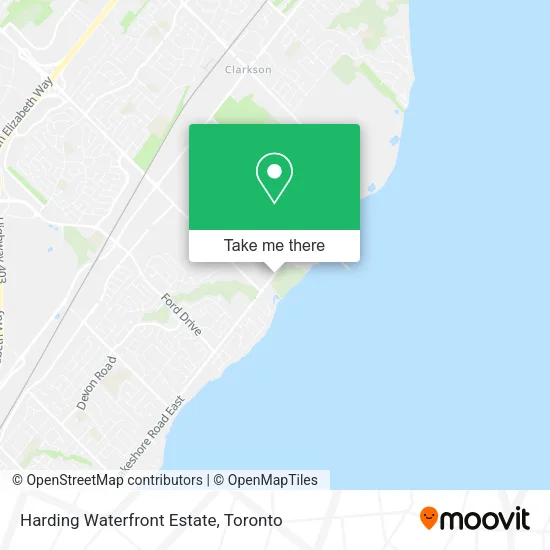 Harding Waterfront Estate map