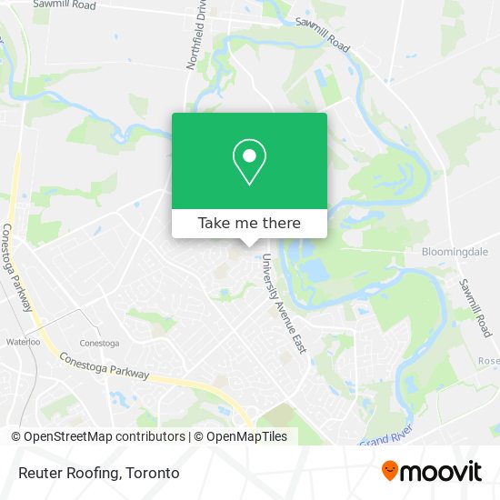 Reuter Roofing map