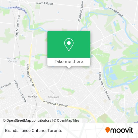 Brandalliance Ontario map