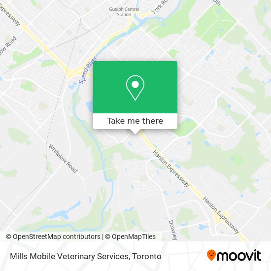 Mills Mobile Veterinary Services map