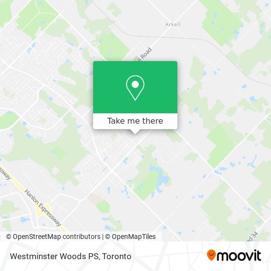 Westminster Woods PS map