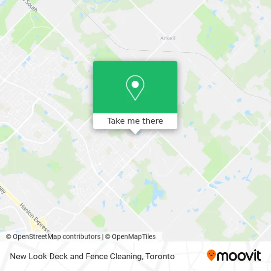 New Look Deck and Fence Cleaning map