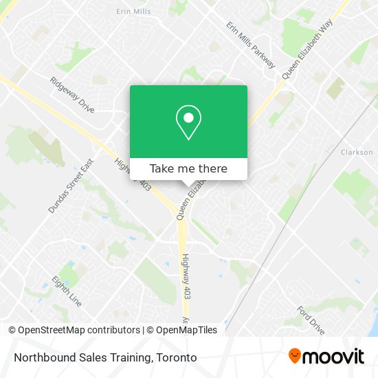 Northbound Sales Training map