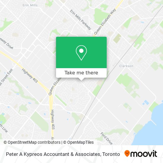 Peter A Kypreos Accountant & Associates map