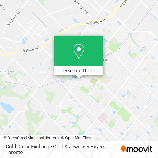 Gold Dollar Exchange Gold & Jewellery Buyers map