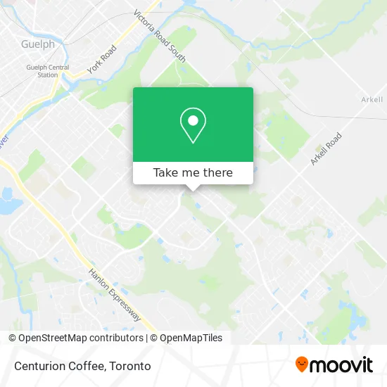 Centurion Coffee map