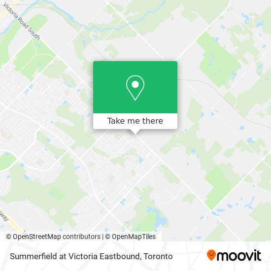 Summerfield at Victoria Eastbound map