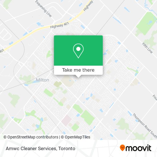 Amwc Cleaner Services map