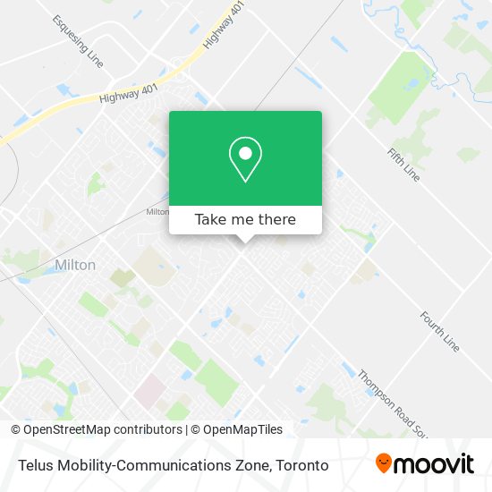 Telus Mobility-Communications Zone map