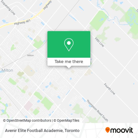 Avenir Elite Football Academie map