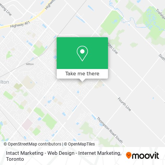Intact Marketing - Web Design - Internet Marketing map