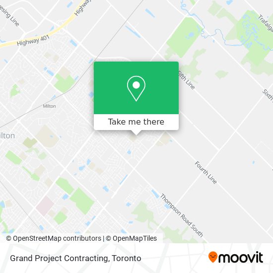 Grand Project Contracting map