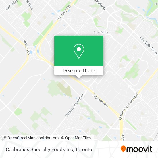 Canbrands Specialty Foods Inc map