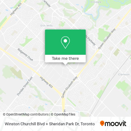 Winston Churchill Blvd + Sheridan Park Dr plan