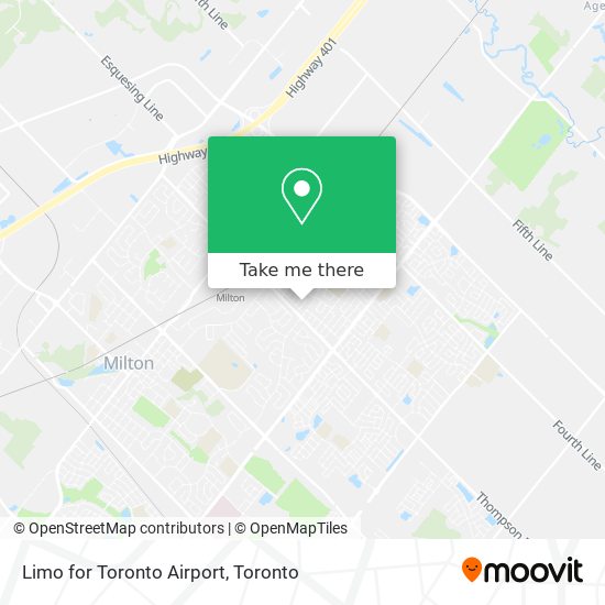 Limo for Toronto Airport plan