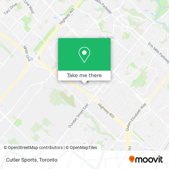 Cutler Sports map